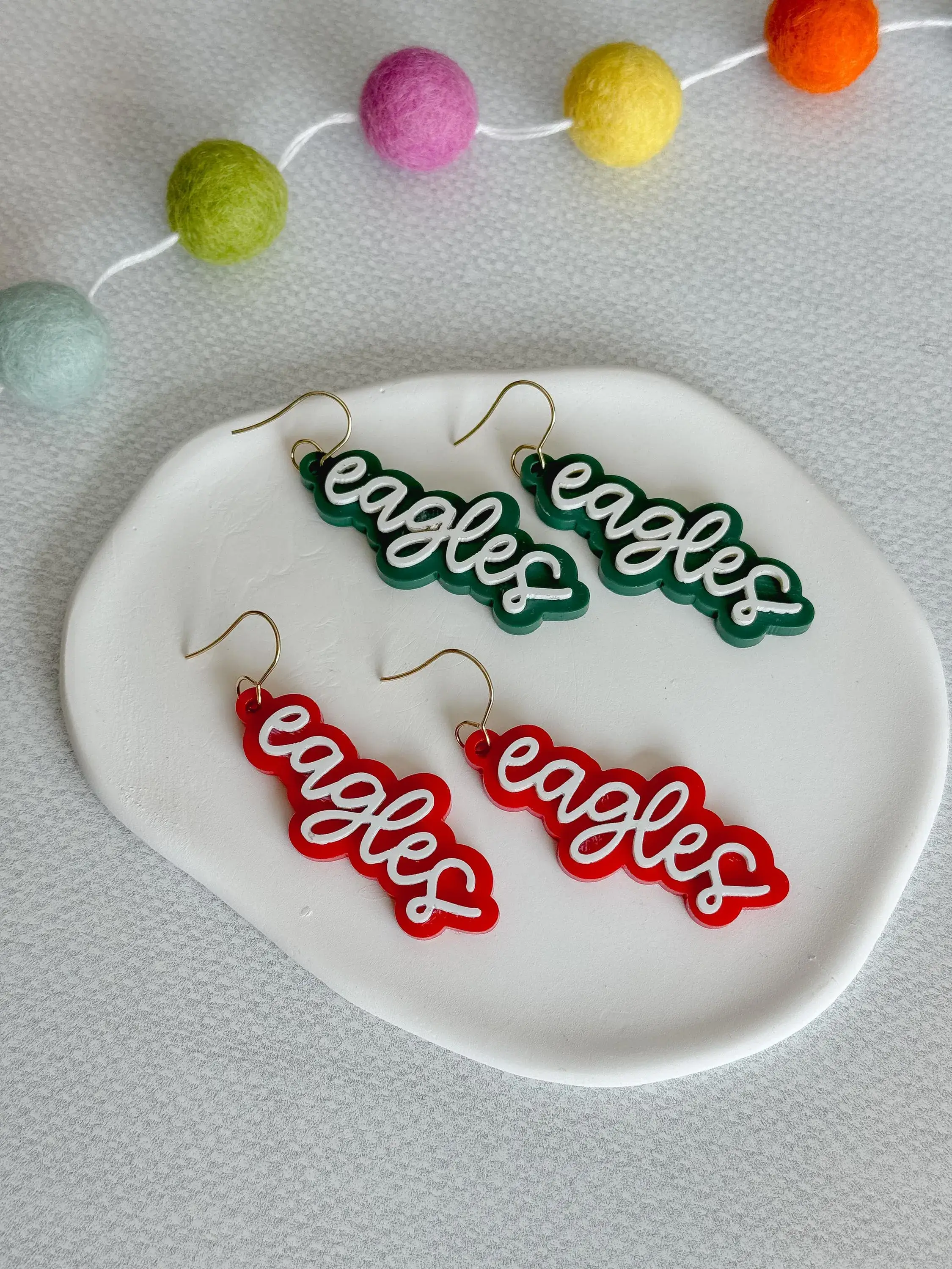 TART Design Co. LLC - Wholesale Dangle Earrings - Game Day Mascot Earrings1