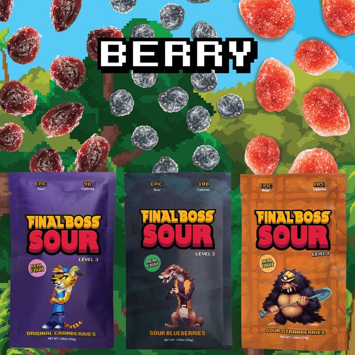 Final Boss Sour - Wholesale Hard Candy - VIP Berry Sampler (18 pack)1
