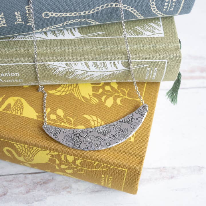 Flower Bar Necklace for wholesale by Stamp and Stampbility