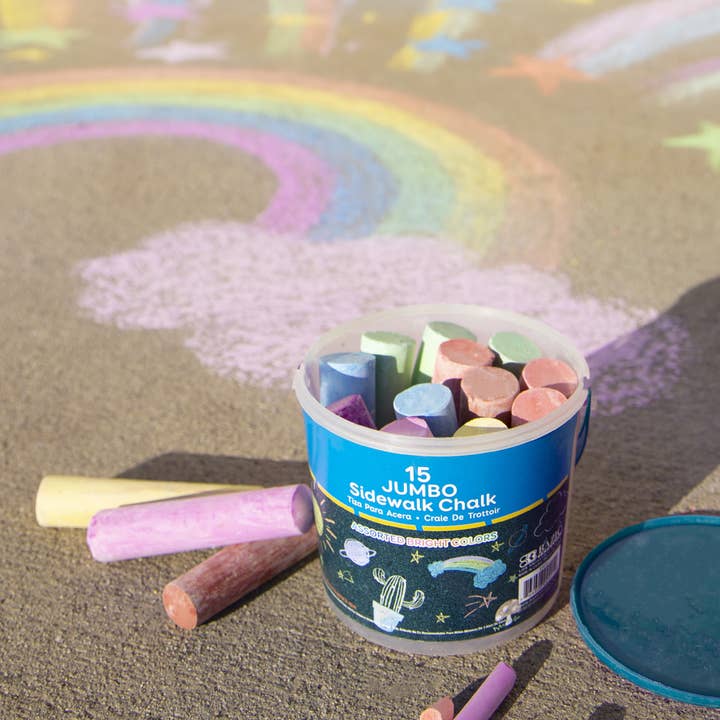 BAZIC Products - Wholesale Chalk - Jumbo Color Chalk (15/Bucket)4