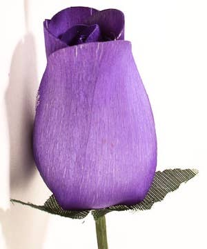 Factory Direct Craft - Wholesale Artificial Flowers - Bouquet of Wood Rose Bud Stems (8 Stems ) - Select Color13