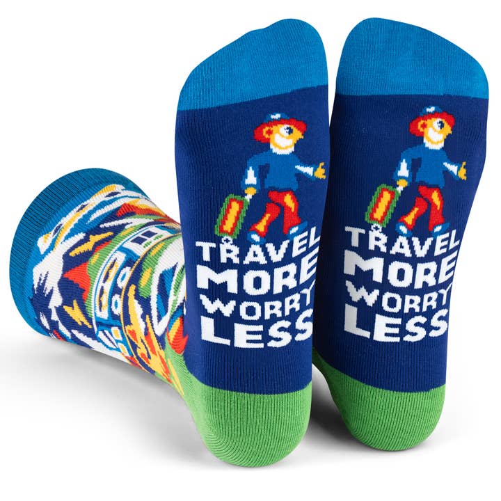 Lavley – Großhandel Socken - Unisex – Mehr reisen, weniger Sorgen machen Socken