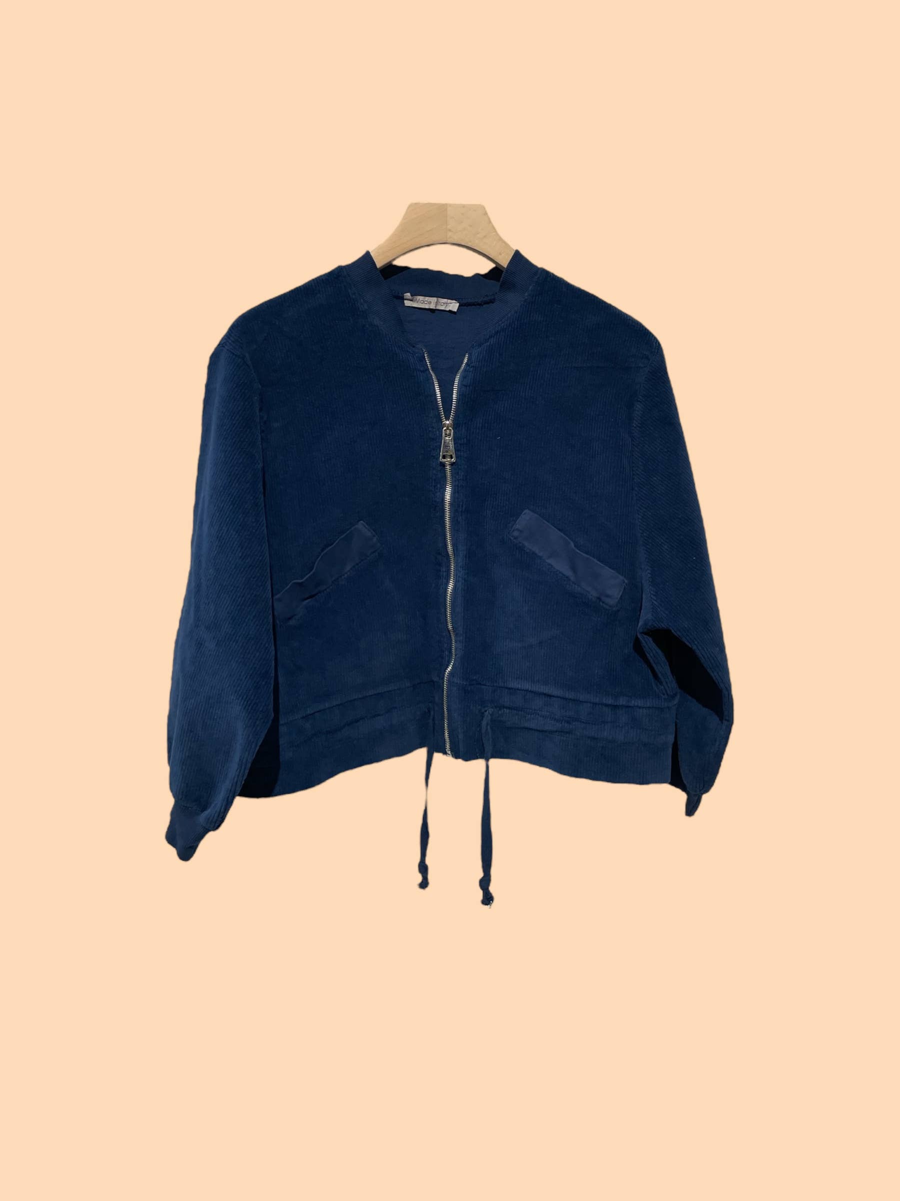 Nota bene - Wholesale Jacket - Women's - Cropped zip-up jacket in corduroy Art 380495