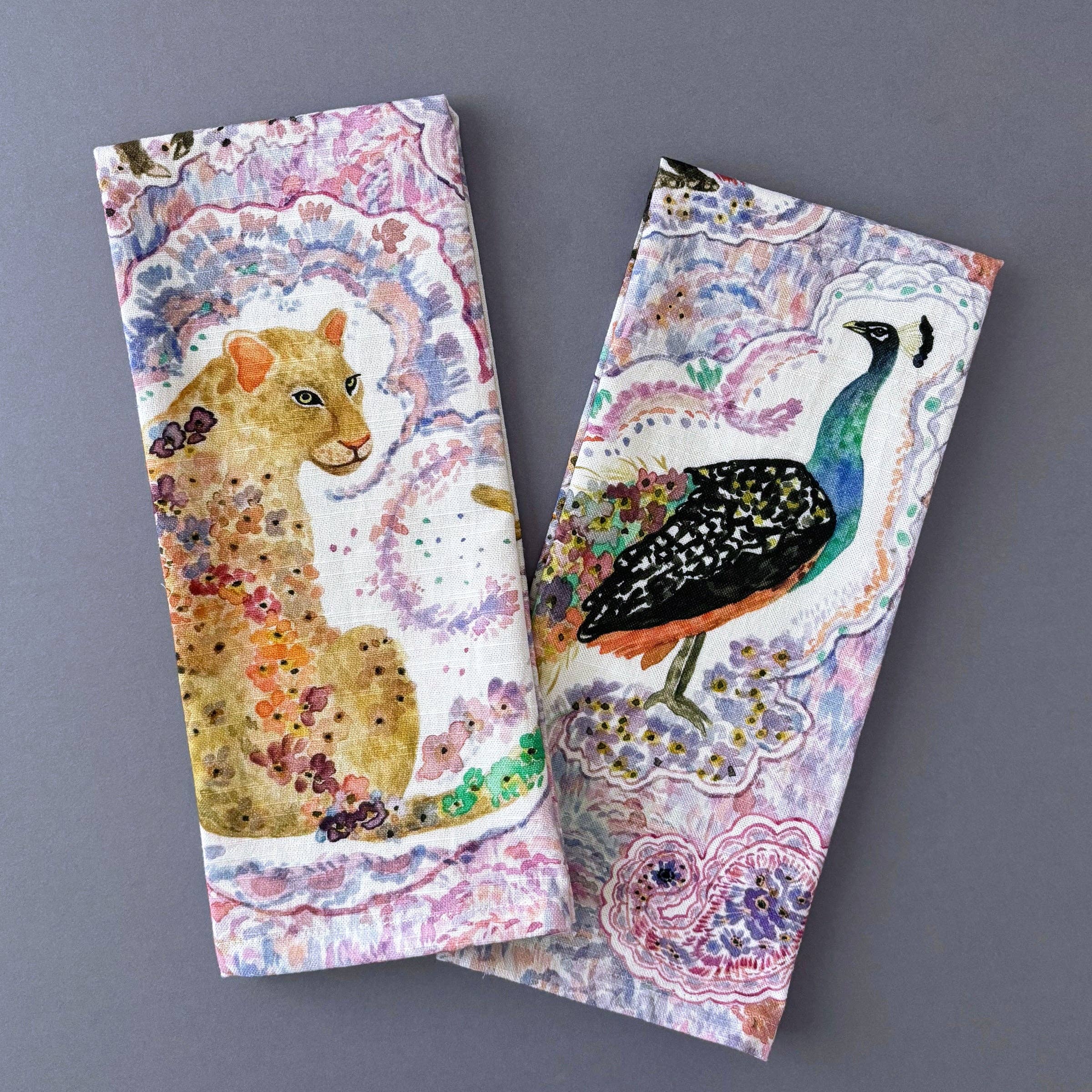 BETSY OLMSTED - Wholesale Tea Towel - Tea Towel- Menagerie Deux1