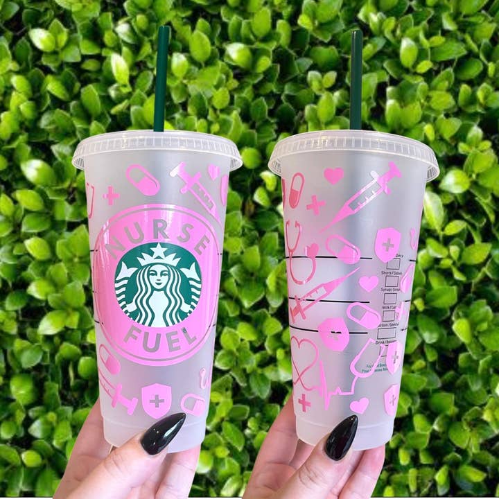 Little Design Collective - Wholesale Insulated mug/tumbler - Nurse Fuel Starbucks Tumbler