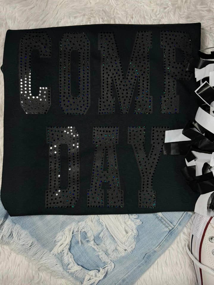 Comp Day Black Spangle for wholesale on Faire