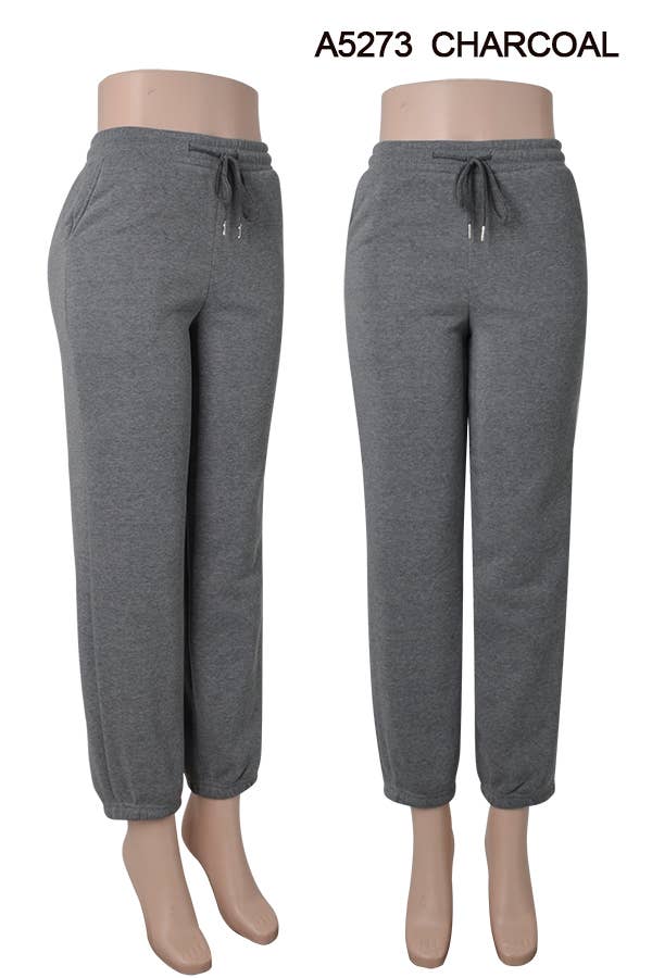 SSImport - Vendita all'ingrosso Pantaloni sportivi/da jogging - Donna - A5273 JOGGER INVERNALE FELPA INTERNA 12PZ/CONFEZIONE6