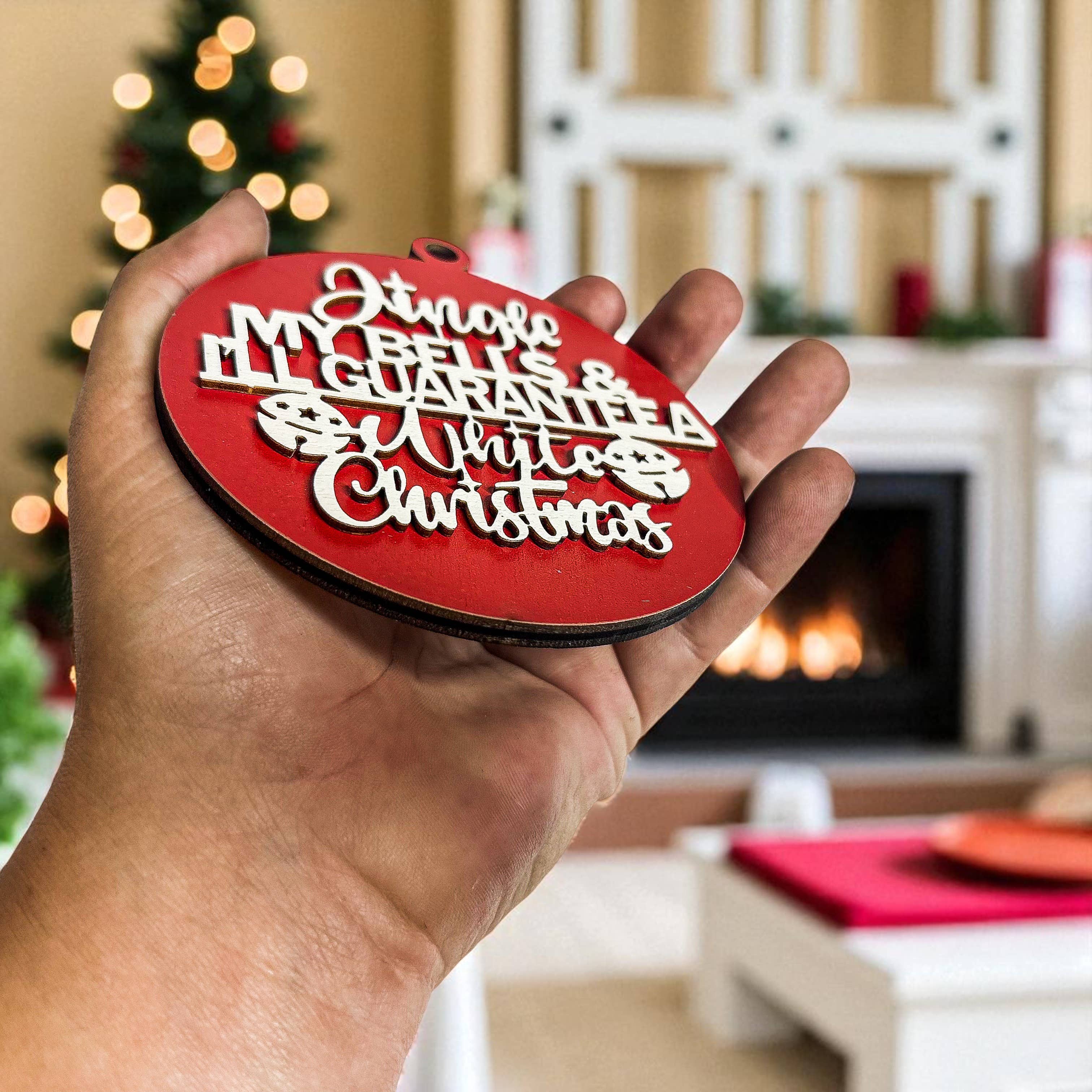 Gia Roma - Wholesale Ornament - Hanging Christmas Decor + Handmade Wooden Ornament Funny122