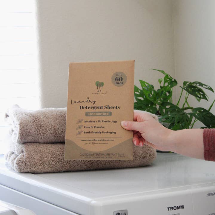 Me Mother Earth - Wholesale Laundry Detergent Powder/Pods - Laundry Detergent Sheets: 60 Loads