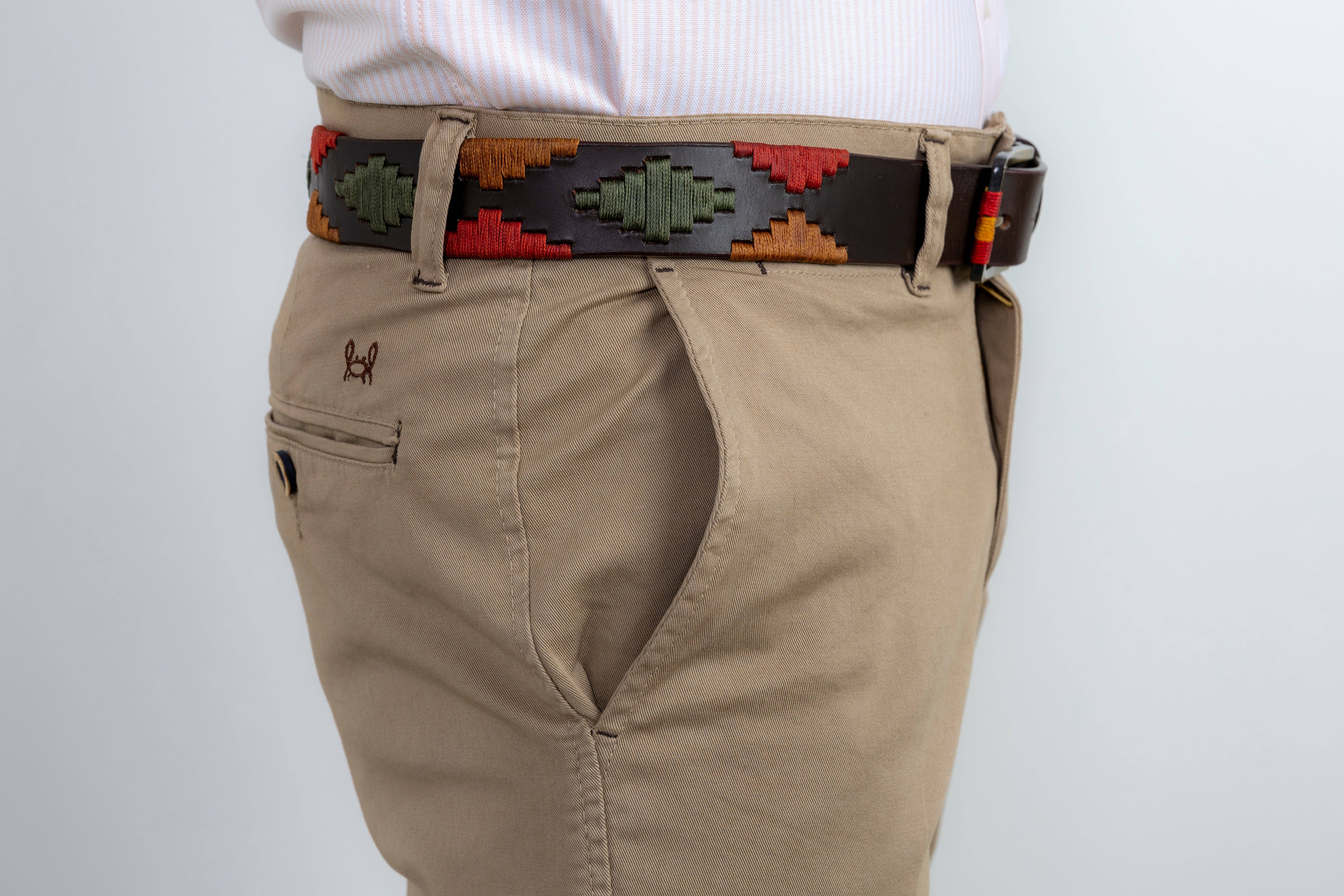 Custi Mikelo: Men's Clothing & Christmas Gifts - Wholesale Belt - Men's - Argentinian leather belt Earth6