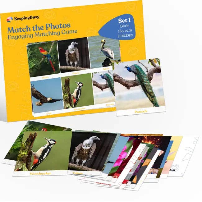 Match the Photos Game with Fun Facts for wholesale by Keeping Busy