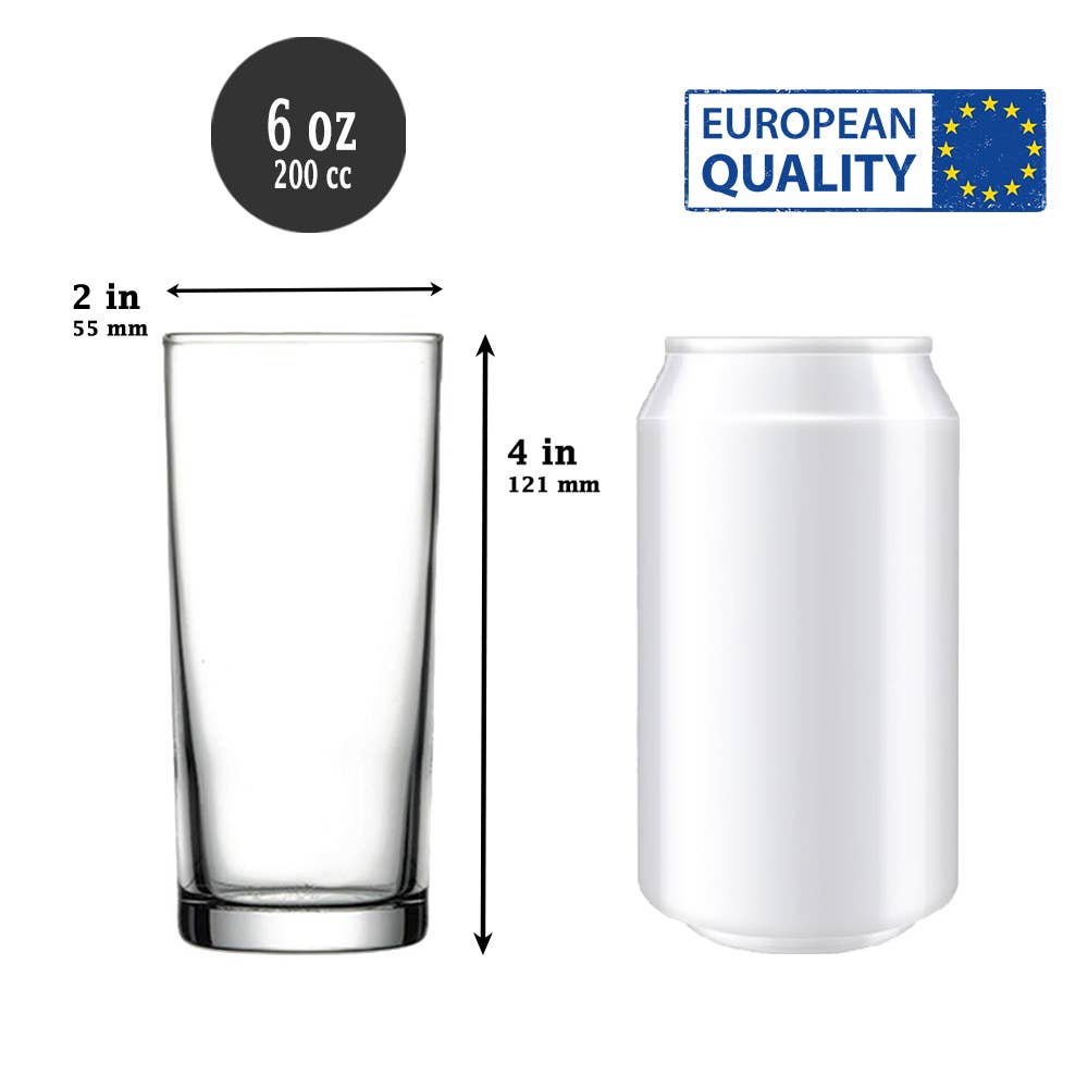 Hakan - Vente Verres à cocktail/alcool - Verres Long Drink Pasabahce, 200 ml (6,75 oz), lot de 64