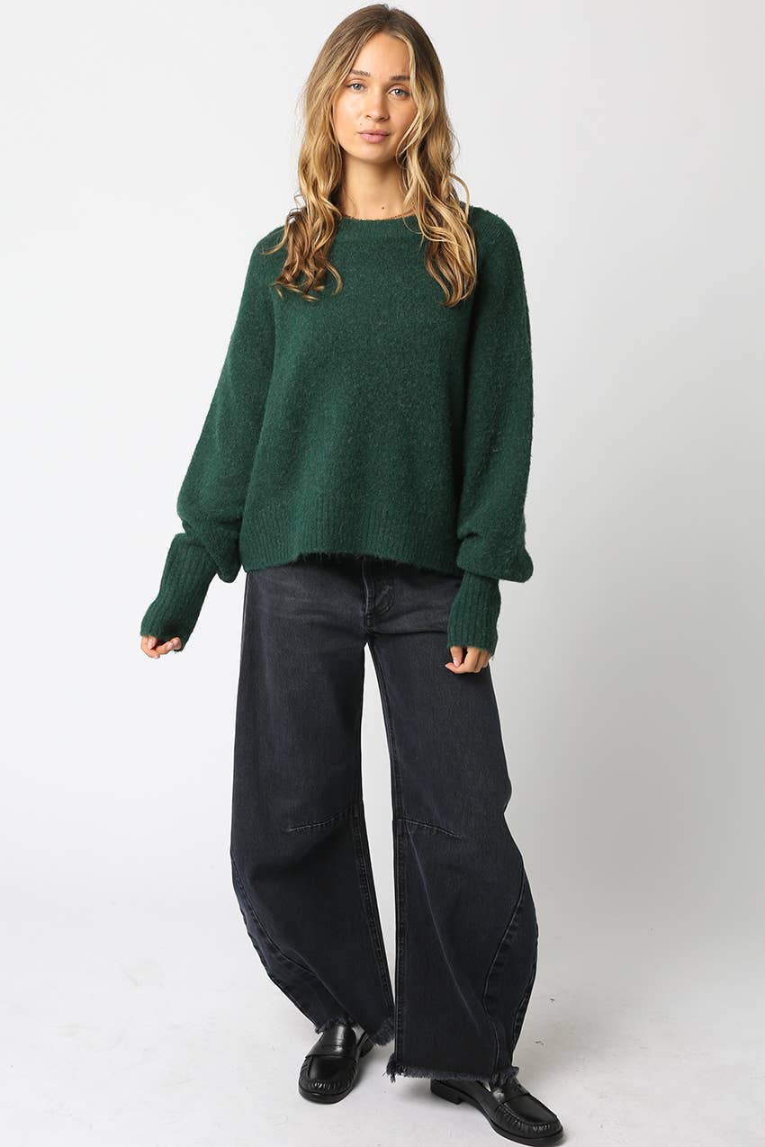 Olivaceous - Wholesale Pullover-trui - Dames - Julien Trui9