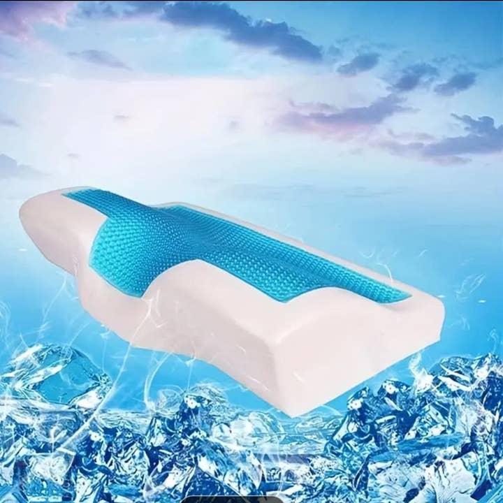 Memory Foam Gel Top Contour Pillow for wholesale by Sanctuary Sleep LLC