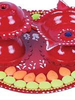 PUJA THALI 3" Rød Multi Farve for engroshandel hos Ancientveda