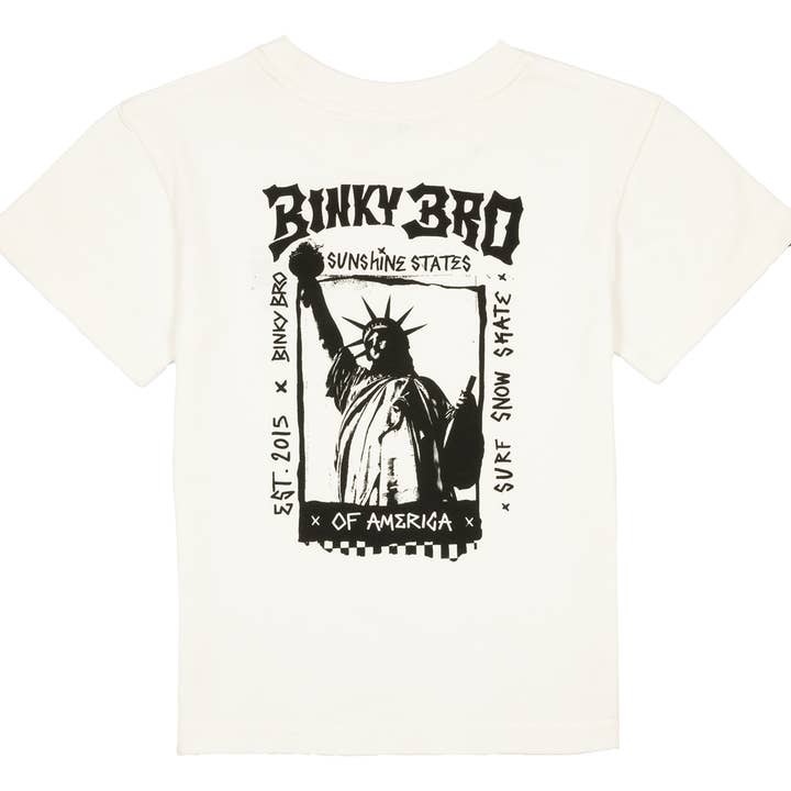 White Kids Graphic T-Shirt Sunshine State for wholesale on Faire1