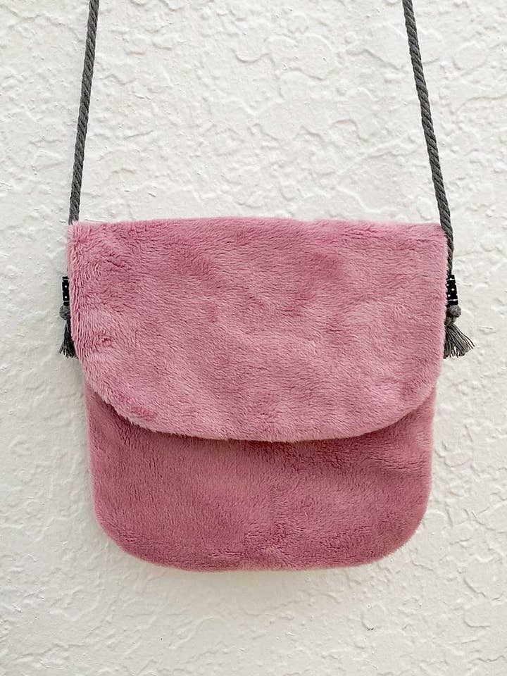 kids purse Fur, Toddler mini messenger bag, crossbody bag for wholesale by edeenut