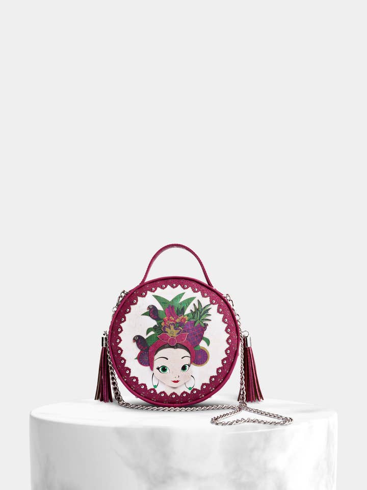 "Carmen" Cork Crossbody Bag for wholesale by StudioCork