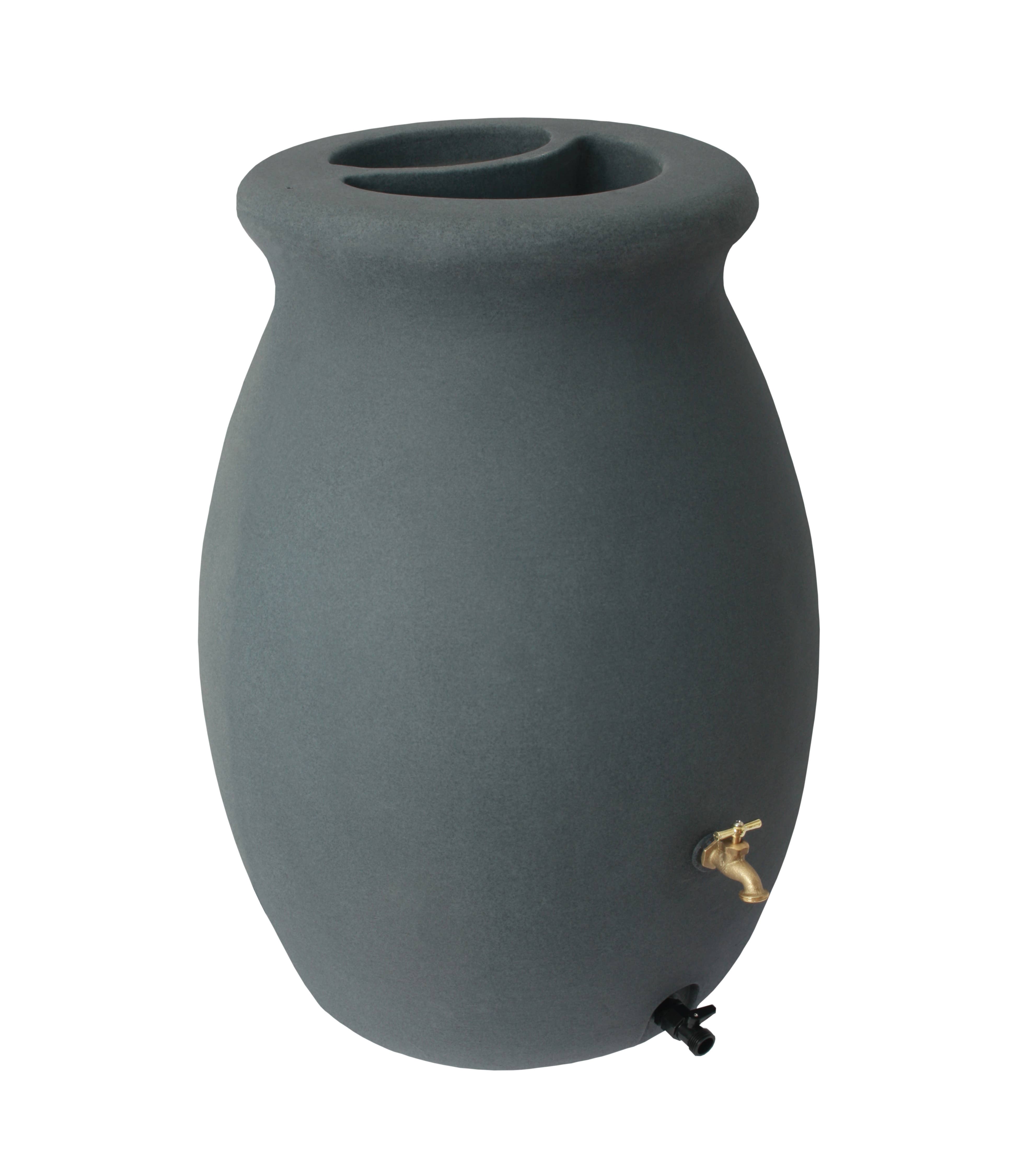Algreen - Wholesale Outdoor Ornament/Decor - Castilla 50 Gallon Flat Back Rain Barrel16