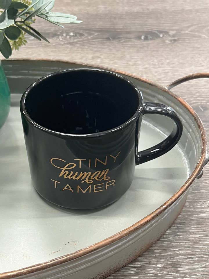 Tiny Human Tamer Mug for wholesale by Two Cute Boutique LLC