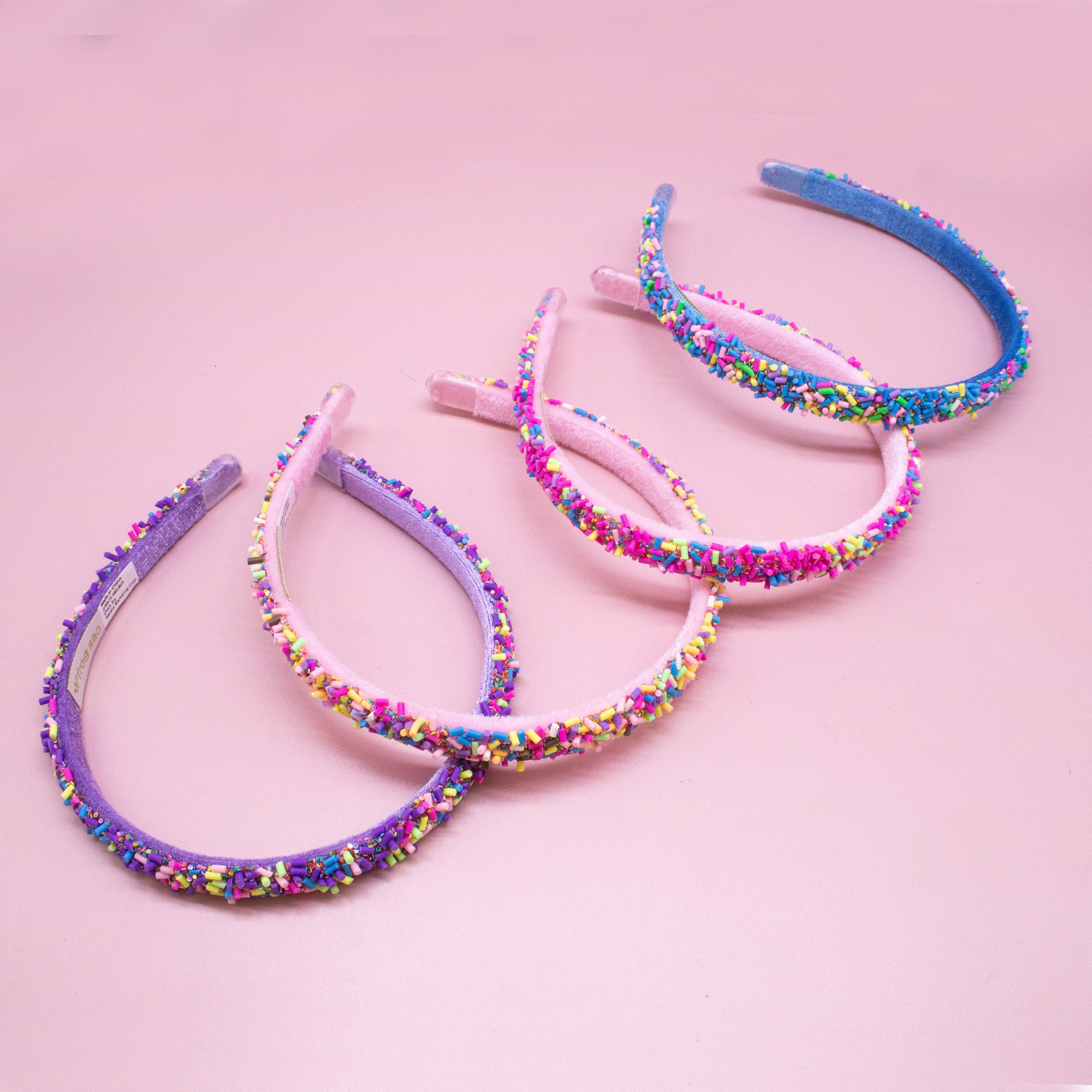 Frog Sac - Vente Serre-tête – enfant - Bandeau Fin à Paillettes - Accessoires Cheveux Antidérapants pour Enfants7