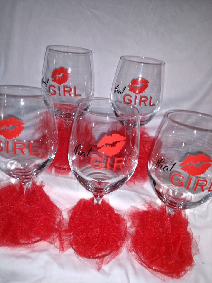 That Girl Tula Wine Glass for wholesale by Being That Girl