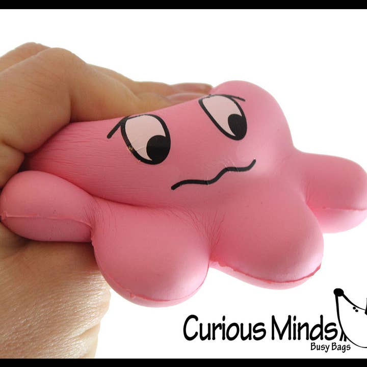 Curious Minds Toys - Wholesale Knijpbal - Kinderen en baby - 1 Octopus Slow Rise Squishy Toy - Traagschuim Squish Stress6