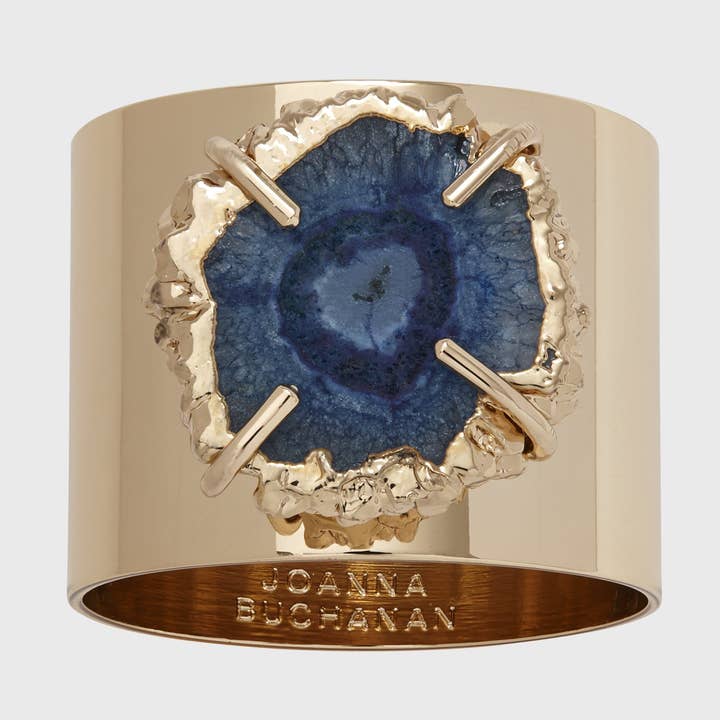 Kristallen kwarts servetringen set van twee voor wholesale door Joanna Buchanan