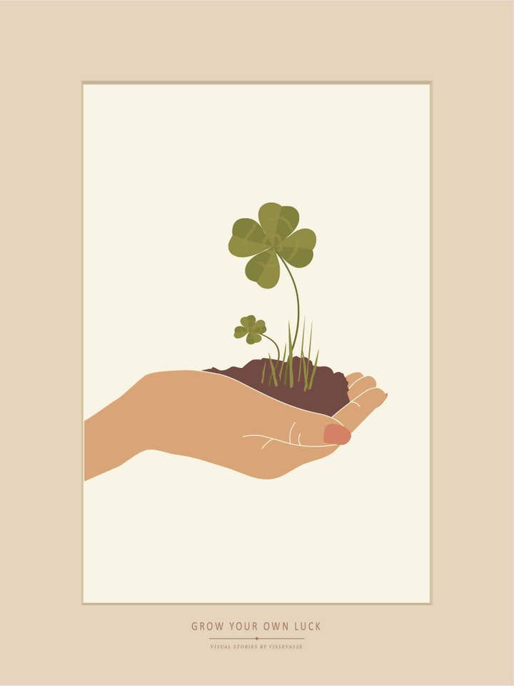 GROW YOUR OWN LUCK - records for wholesale by ViSSEVASSE