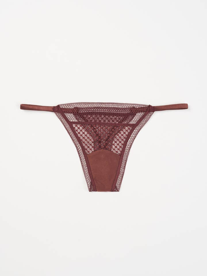 String Bella | Merlot pour la vente par Else Lingerie