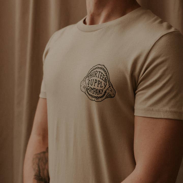 Thirteen Supply Co – wholesale Screen printed t-shirt – unisex – WEATHER THE STORM - SHORT SLEEVE UNISEX T-SHIRT1