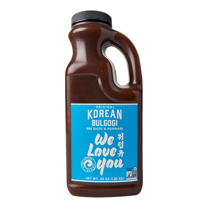 WE LOVE YOU - Wholesale BBQ Sauce - Original Korean Bulgogi BBQ Sauce & Marinade, 43oz