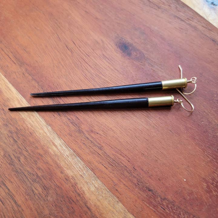 Gem Lounge Jewelry - Wholesale Dangle Earrings - Yellowstone Quill Bullet Earrings7