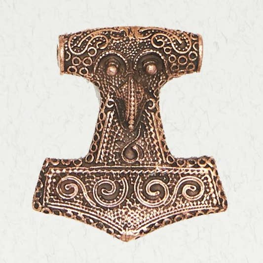Norse Bronze Pendant Necklace - Thor’s Hammer for wholesale by Nirvana LLC