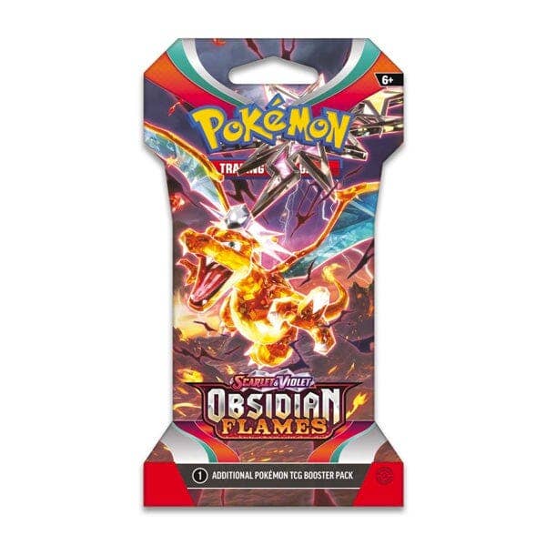 Showcase - Wholesale Card Game - Pokémon TCG: Scarlet & Violet | Obsidian Flames Sleeved Booster | Ships Assorted