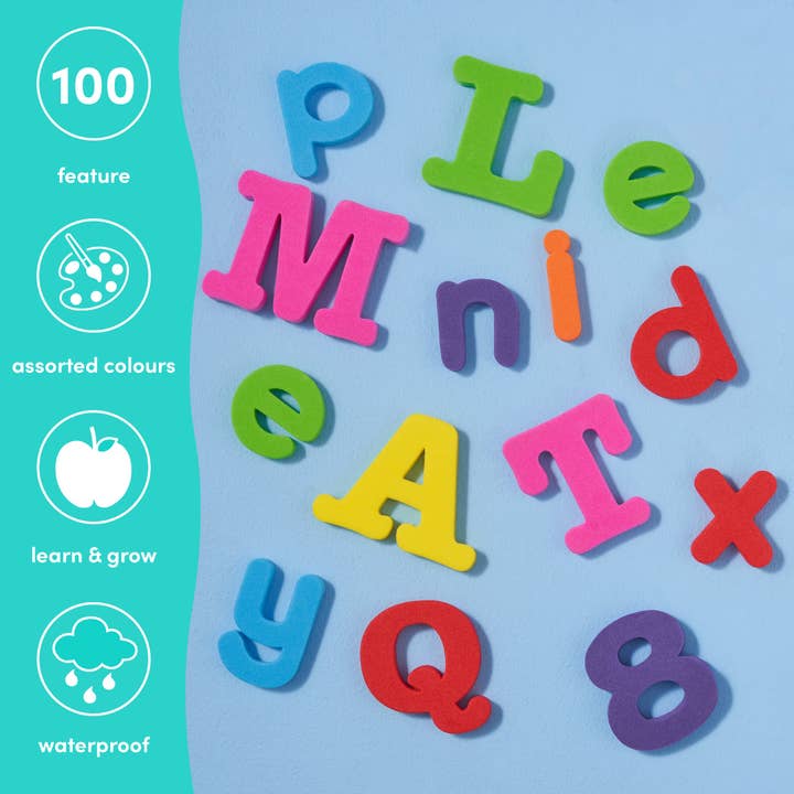 Wholesale 100 Foam Letters Numbers Suitable for Kids Babies for your store Faire