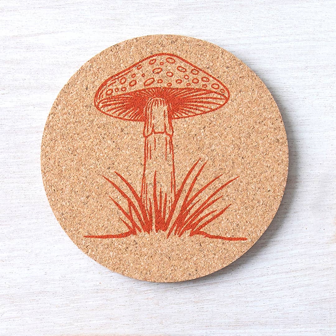 Counter Couture - Wholesale Coasters - Mushroom Cork Coasters | Handmade | Eco-Friendly2
