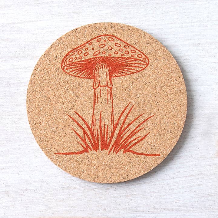 Counter Couture - Wholesale Coasters - Mushroom Cork Coasters | Handmade | Eco-Friendly2