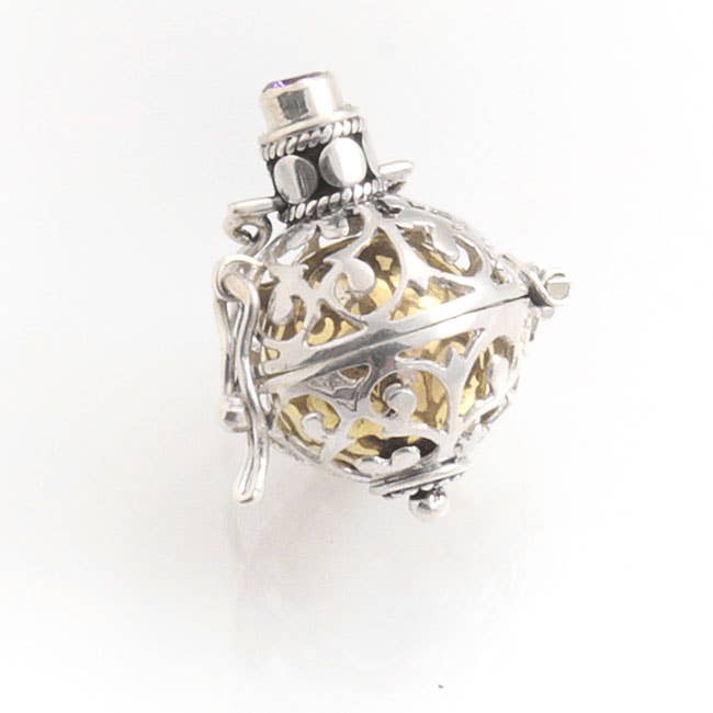 El Expreso de Oriente - Wholesale Pendant/Charm Necklace - Angel Caller Pendant in Silver/Bo