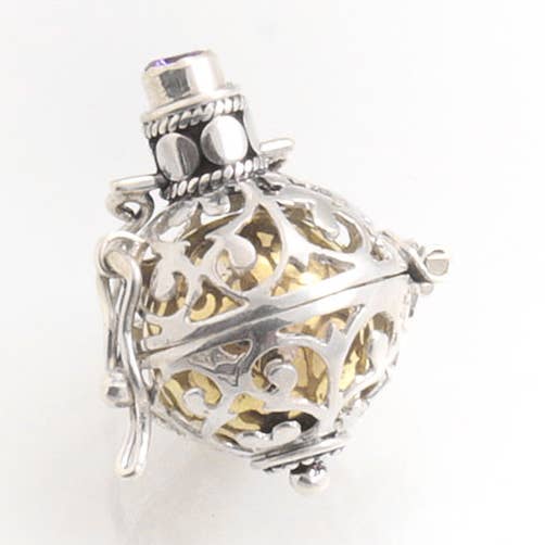 El Expreso de Oriente - Wholesale Pendant/Charm Necklace - Angel Caller Pendant in Silver/Bo0