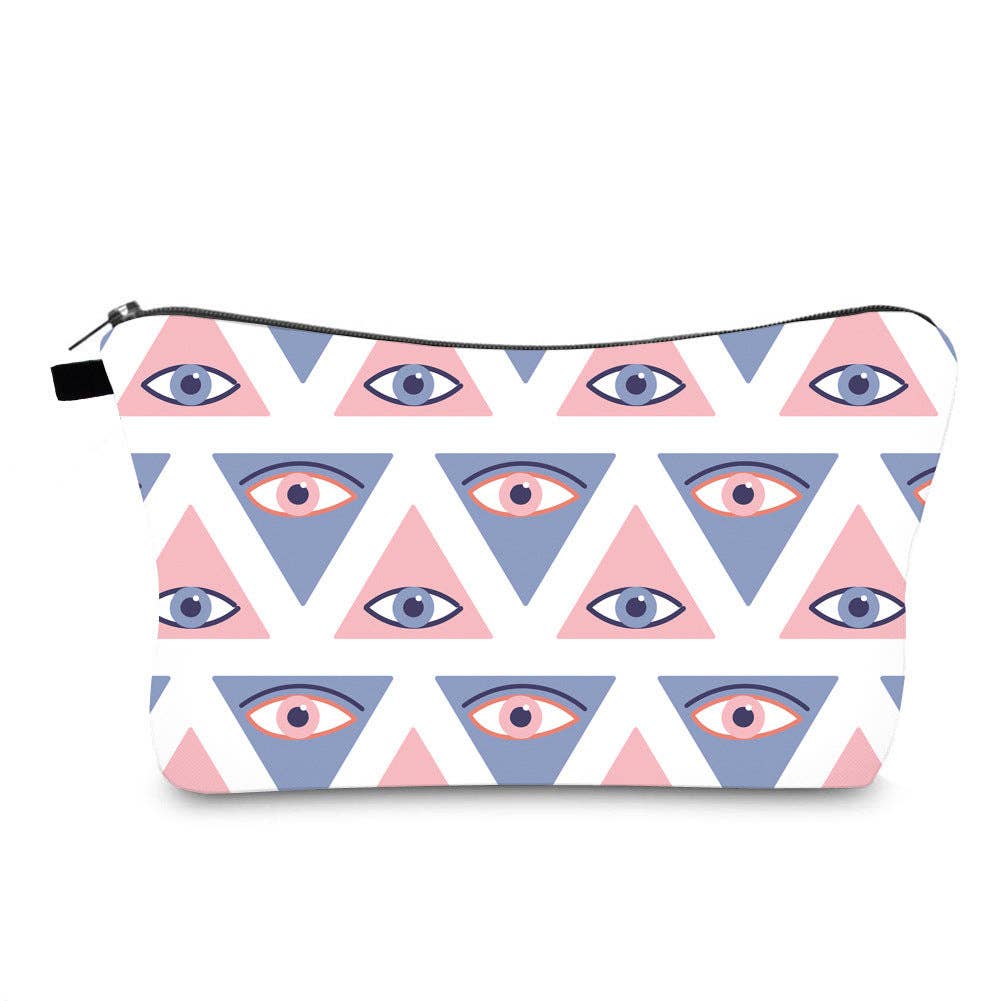 pinkblu02 - Wholesale Make-up tas/toilettas - Damesmode Boze Oog Draagbare Cosmetica Tas59