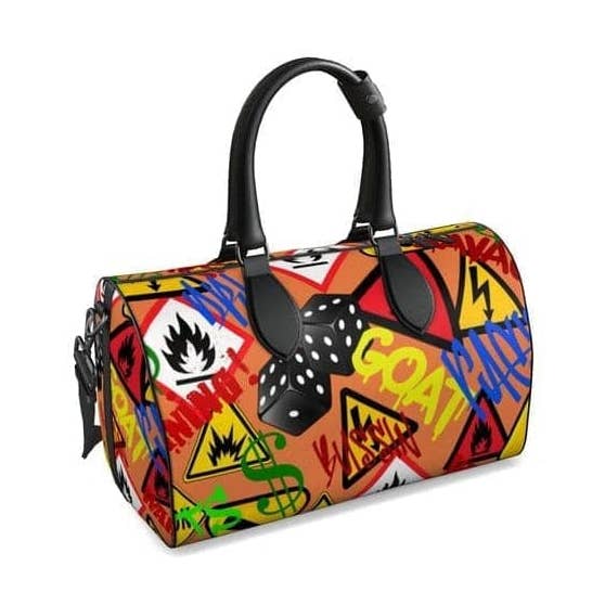 Hazard Authentic Leather Luxury Duffle Bag for wholesale by TFC&H Co.