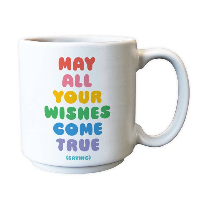 Quotable - Wholesale Coffee mug - Mini Mugs - ED370- Wishes Come True (Saying)0