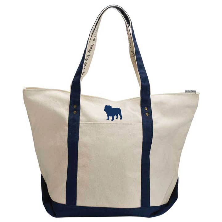 Bulldog - Canvas Boot Tas voor wholesale door Teddy the Dog