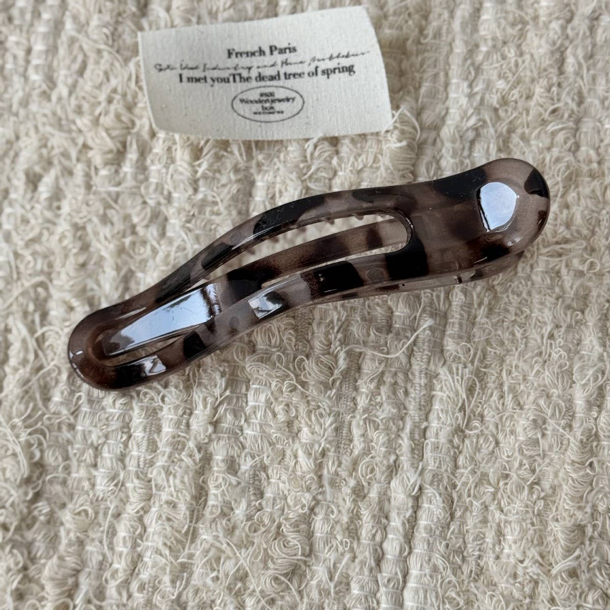 ACCITY - Wholesale Hair Clip - Women's - Black Bow Hair Clip Elegant Side Bangs Style_CWAHA081320