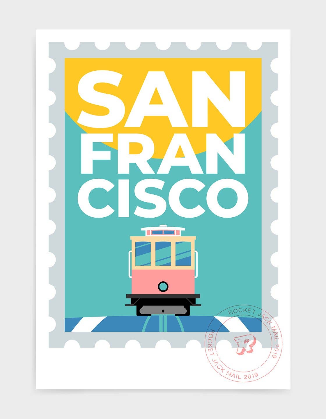 Rocket Jack – wholesale Art print – San Francisco2