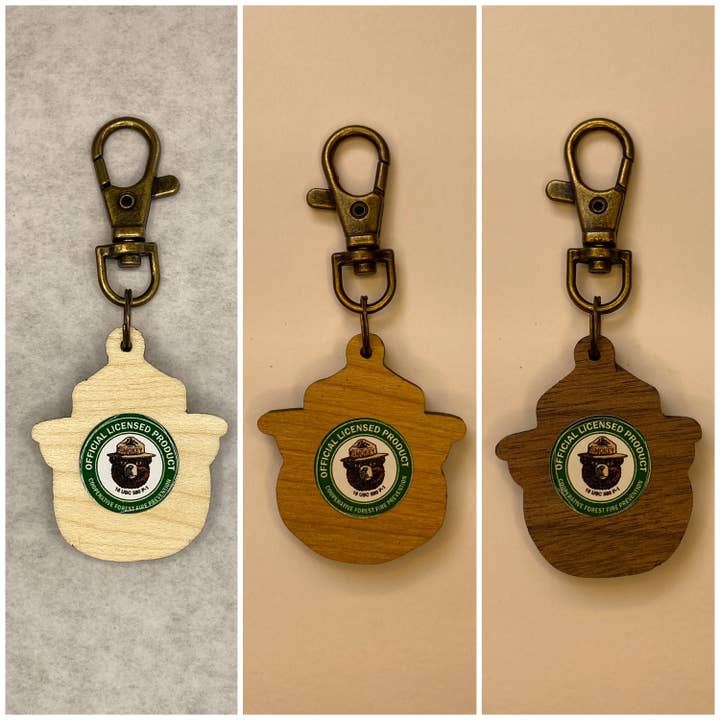 The Nostalgia Company - Wholesale Keychain - Unisex - Smokey Bear Keychain | Officially Licensed Smokey Bear Gift4