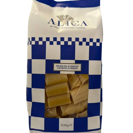 Paccheri cuadrado para venta al por mayor de Pasta Alica M&C Fabbrica Alimentare