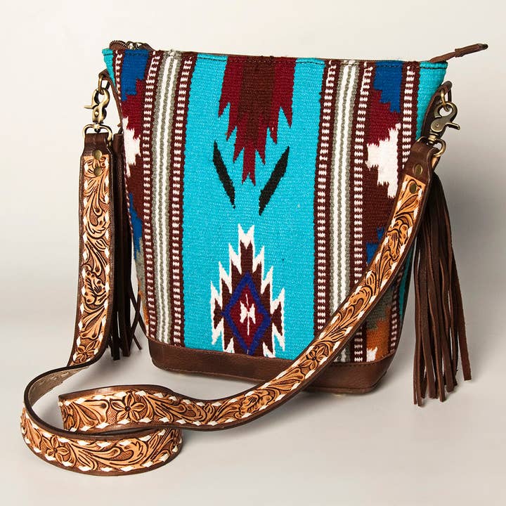 LC-ADBGA205 Crossbody Genuine Western Leather Women Bag for wholesale by LS Western