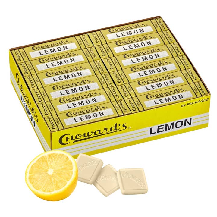 Choward's Lemon Mints Nostalgic Vintage 15 mints 24 count and other Purchase Wholesale bulk backpacks. Free Returns & Net 60 Terms on Faire trending on Faire.